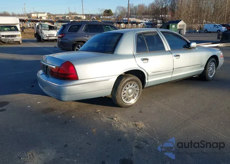 2004 Mercury Grand Marquis Gs from USA, damaged, VIN 2MEFM74WX4X621886
